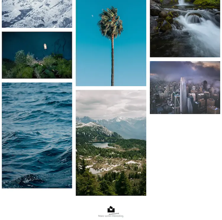 Gallery without the visual glitch